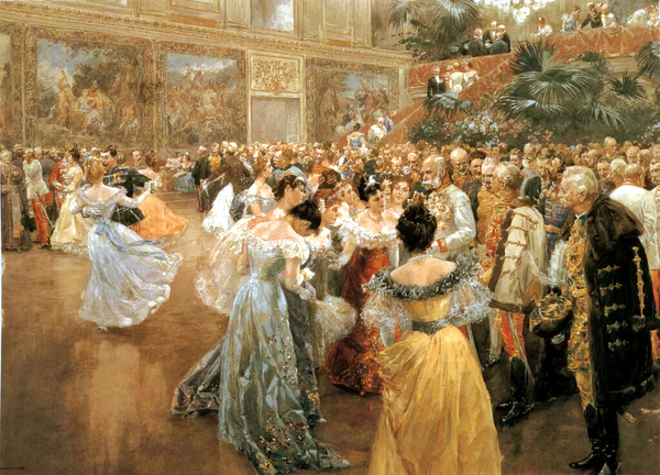 Wilhelm Gause, Hofball in Wien, 1900