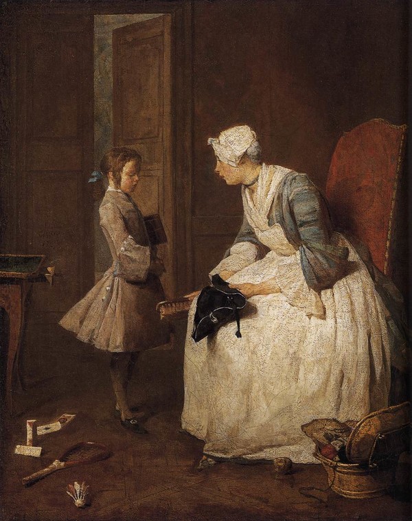 The Governess_Jean Siméon Chardin(1739)