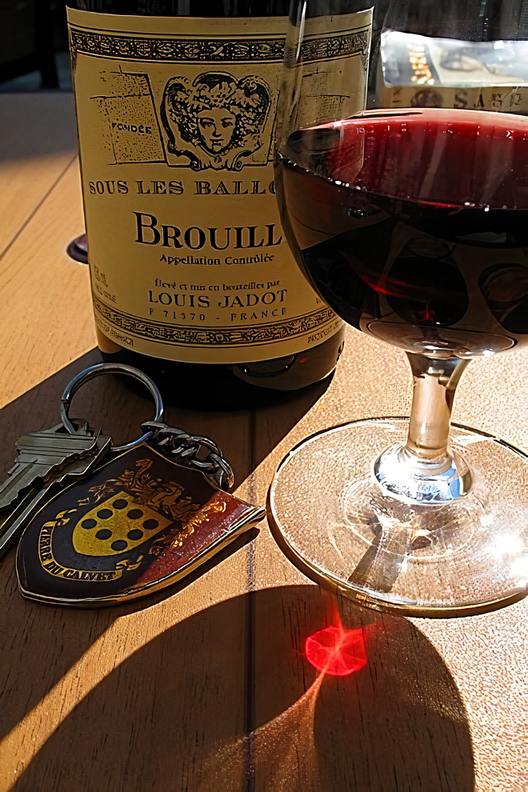 Brouilly, one of the distinguished “cru Beaujolais” wines. Credits: CC BY 2.0 www.wikipedia.org