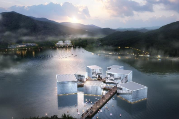 김환기 수중 미술관 조감도 : 자료 신안군청