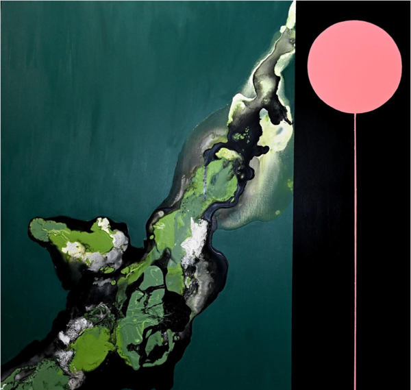 Acrylic on canvas 80x80 2024