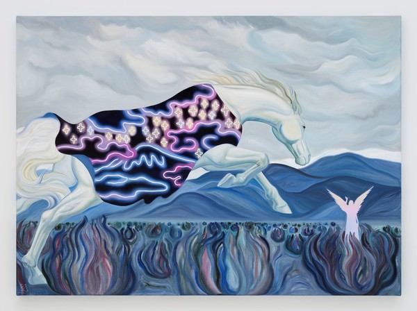 Evgeniya Dudnikova , Stars over Aconcagua, 2025, Oil on canvas, 90x110cm (사진/자료제공 : Lazy Mike)