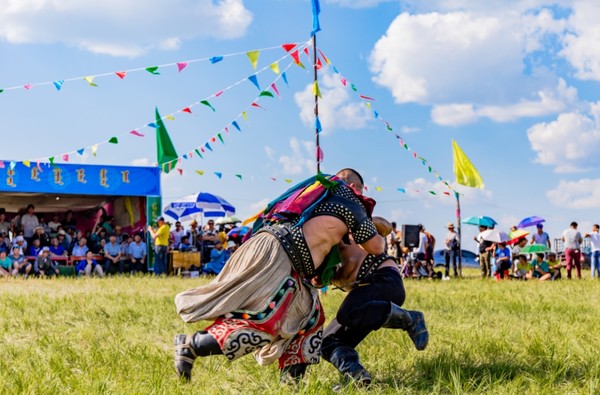 那达慕大会摔跤大赛 나담축제 씨름시합 ⓒ내몽골문화관광청 제공
