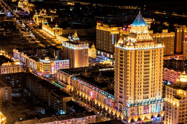 满洲里市夜景 만주리시 야경 ⓒ내몽골문화관광청 제공