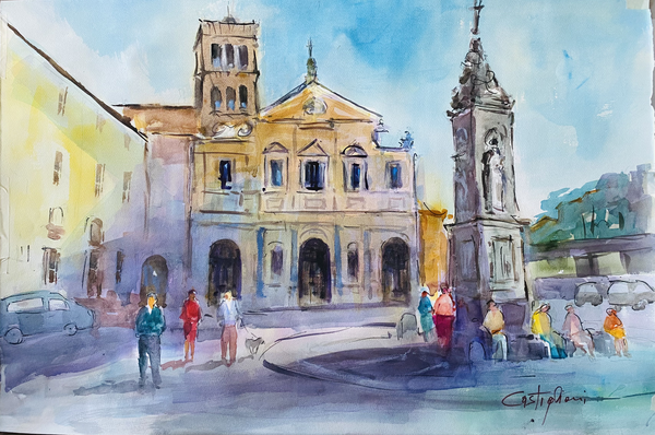 Claudio Castiglioni, Piazza san Bartolomeo all_isola Tiberina 2025