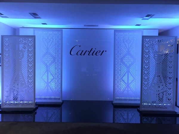 브랜드 Cartier를 위한 작품, 2018년, 80cm × 200cm