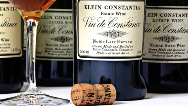 Vin de Constance, Napoleon Bonaparte’s favorite wine. Klein Constantia winery. Credits www.sommelier.blog