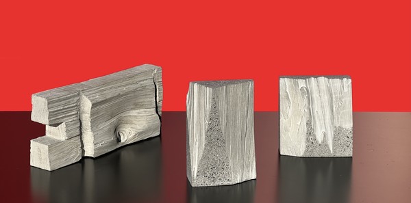 Peter Baran, 2025, TAIWAN ONLY series, Ya Tung concrete mixture, Variable size / Photo courtesy of the artist