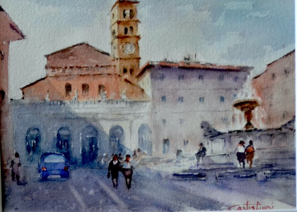 ⓒClaudio Castiglioni, Piazza santa Maria in Trastevere 2025