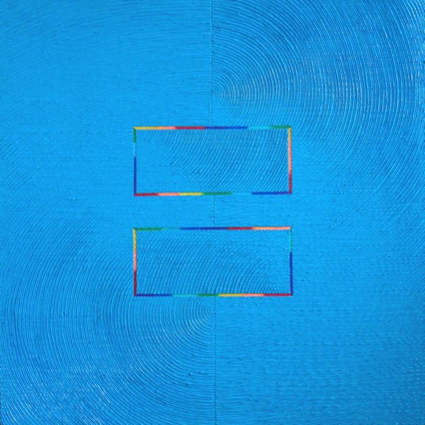 Les ondes, Huile sur toile, 80 x 80cm, 2025