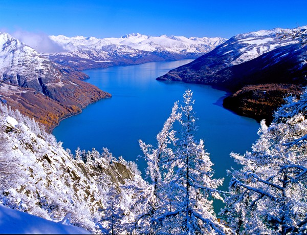 ⓒ신장문화관광청 제공, 喀纳斯的雪景 카나스의 설경