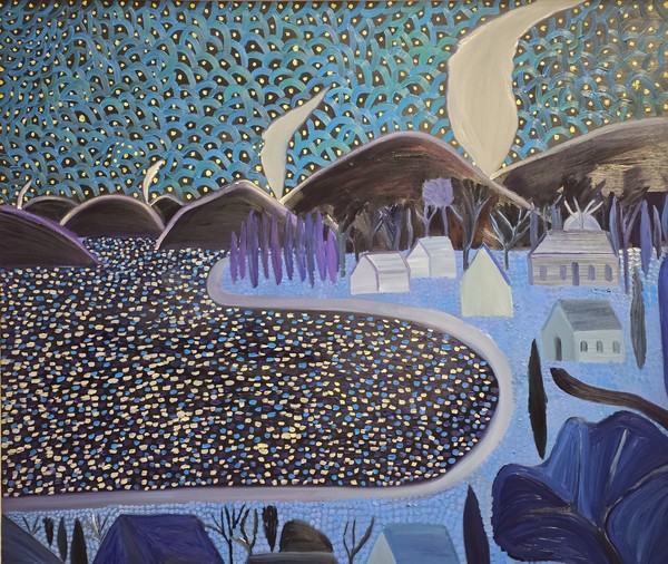 Matthew Wong, Starry night 2019