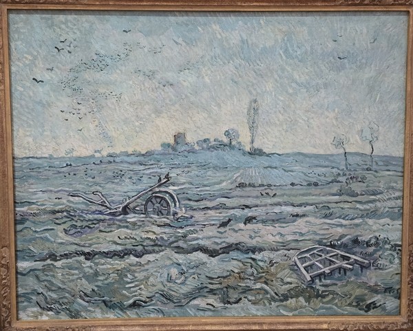 Vincent van Gogh, The plough and the harrow_after Millet