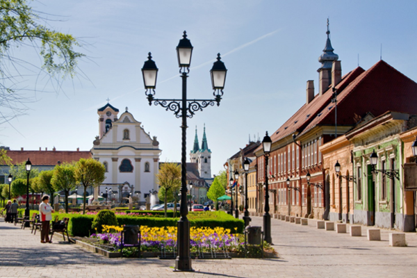 The baroque city of Vác