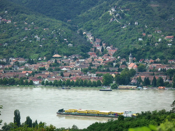 Nagymaros from Visegrád