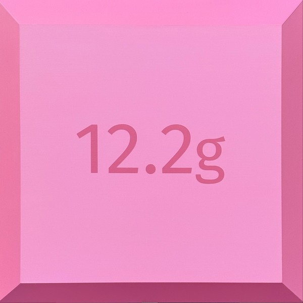 아이작 오즈(Isacc OZ), Alchemy 12.2g, 2025, Acrylic on Canvas, 45×45×4cm