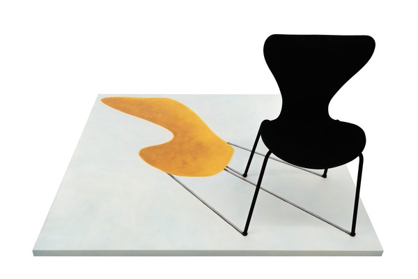 피터 오즈(Peter OZ), The shadow of a shadow, 2025, Acrylic on Canvas & mixed media, 157×160×85(h)cm