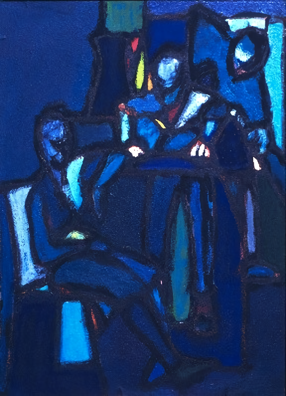 Evadene 1961 127 × 111.8 cm, Oil on composition board ⓒAlice Dalton Brown, THEO, CCOC, 2025