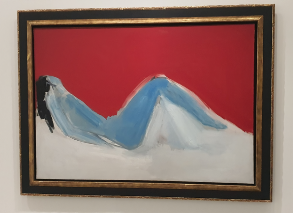 니콜라 드 스탈, 누워있는 푸른 누드(1955)