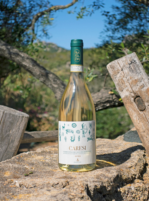 Vermentino di Gallura Superiore DOCG “Caresi” from Frafiledu winery. Gallura, Sardinia. Credits: www.vinodabere.it