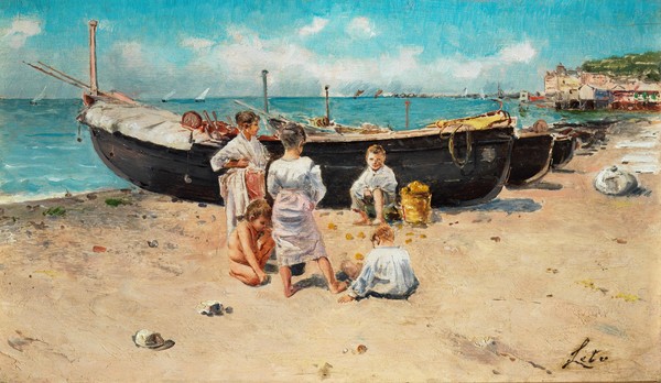 ⓒMuseo di Capodimonte, Antonio Leto, Barche e scugnizzi.