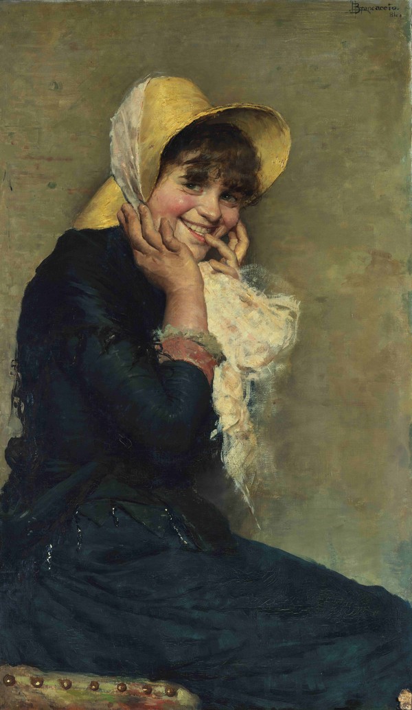ⓒMuseo di Capodimonte, Luigi Brancaccio, Vanità precoce 1882