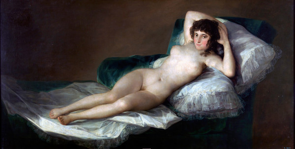 La maja desnuda_Goya(1795~1800)