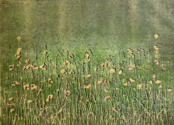 들판 Ⅱ, 목판화, 한지에 print, 22x30cm, 2025년