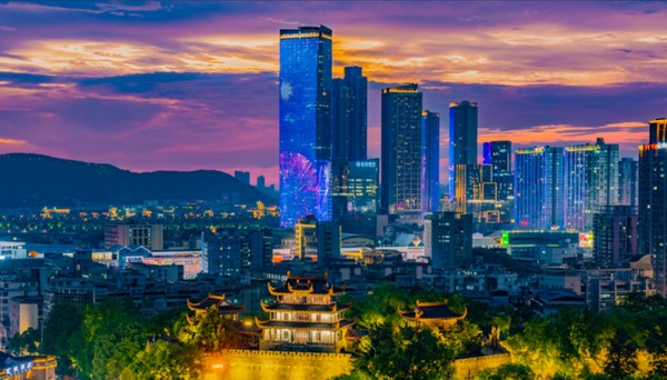 长沙夜景 장사야경 ⓒ후난성문화관광청 제공