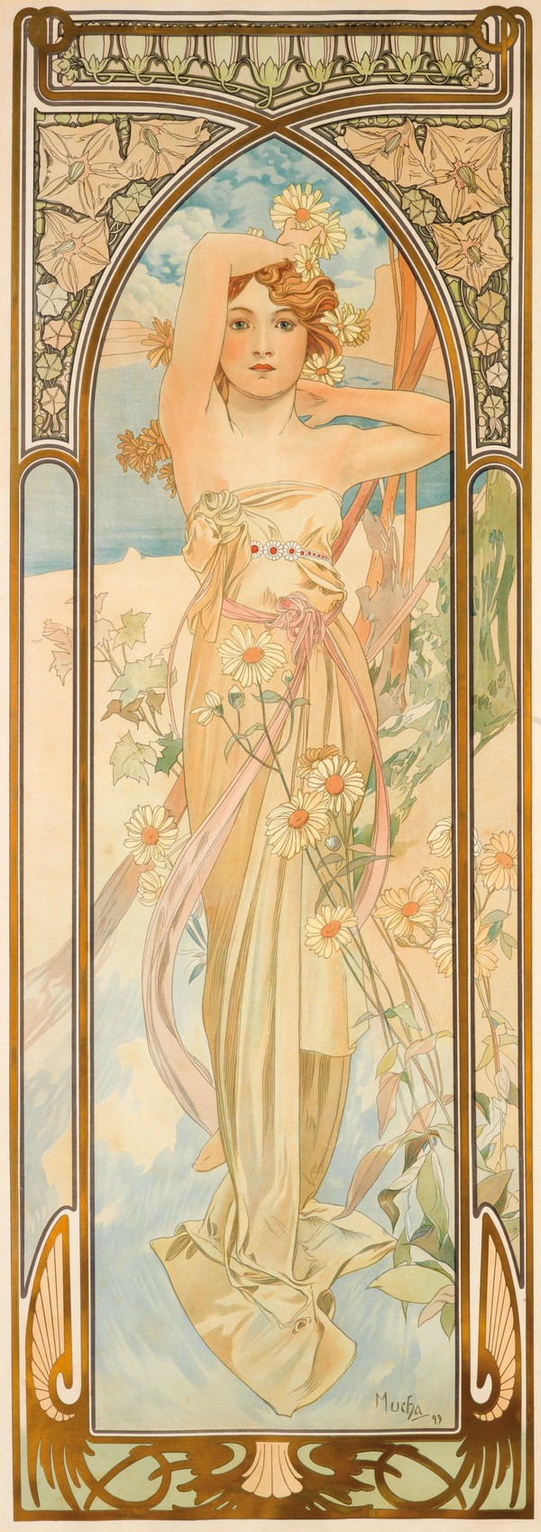 하루의 시간-낮의 빛남 THE TIMES OF DAY- BRIGHTNESS OF DAY ©ART NOUVEAU PRODUCTION SRL PRAGUE