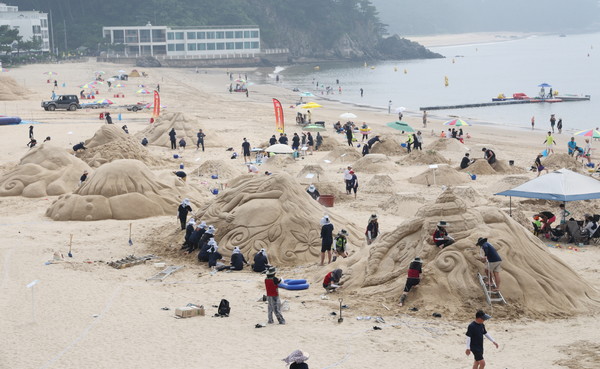 모래조각 힐링페스타 개최