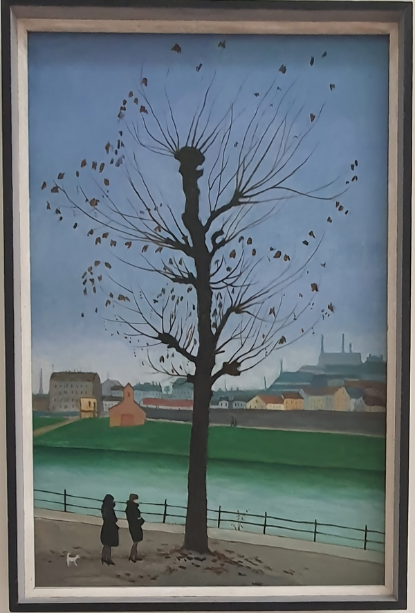 가브리엘 뮌터의  '센강변의 나무'(1930)