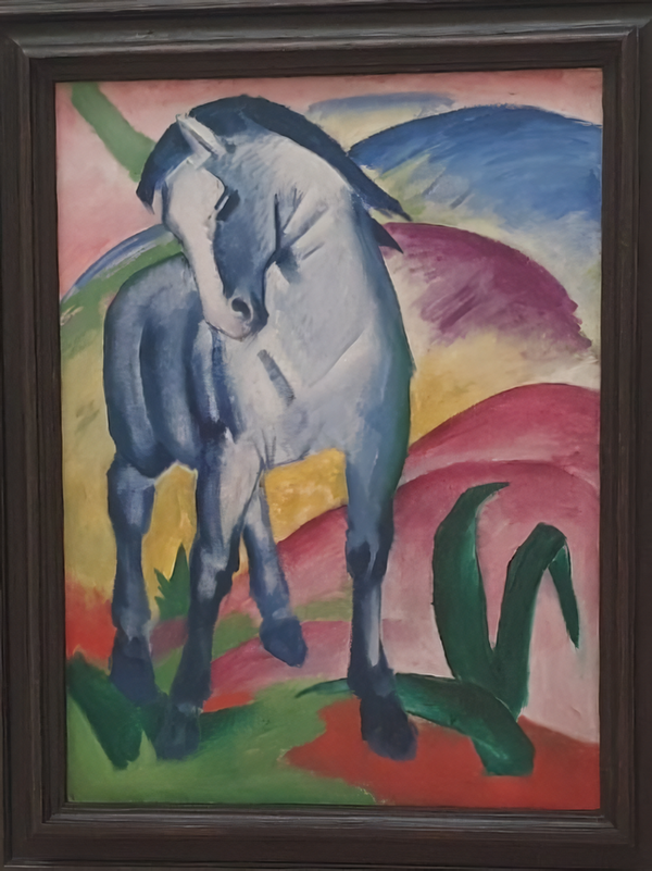 프란츠 마르크의 '푸른 말'(1912)