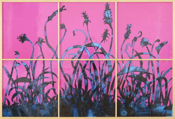 뢴트겐의 정원_LED, X선 필름, 파나 플렉스_100x150cm_2025