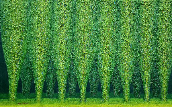 Dreaming56003 80.3x130.3cm Mixed media on canvas 2025