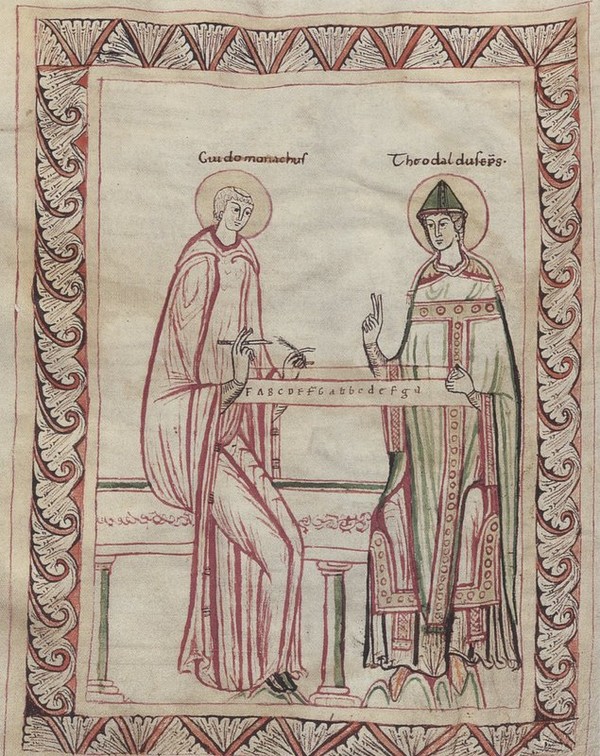 Guido_e_Teodaldo, By Unknown scribe and illuminator of a scriptorium somewhere inbetween southern Germany and Austria - Vienna, https://commons.wikimedia.org/w/index.php?curid=39604513