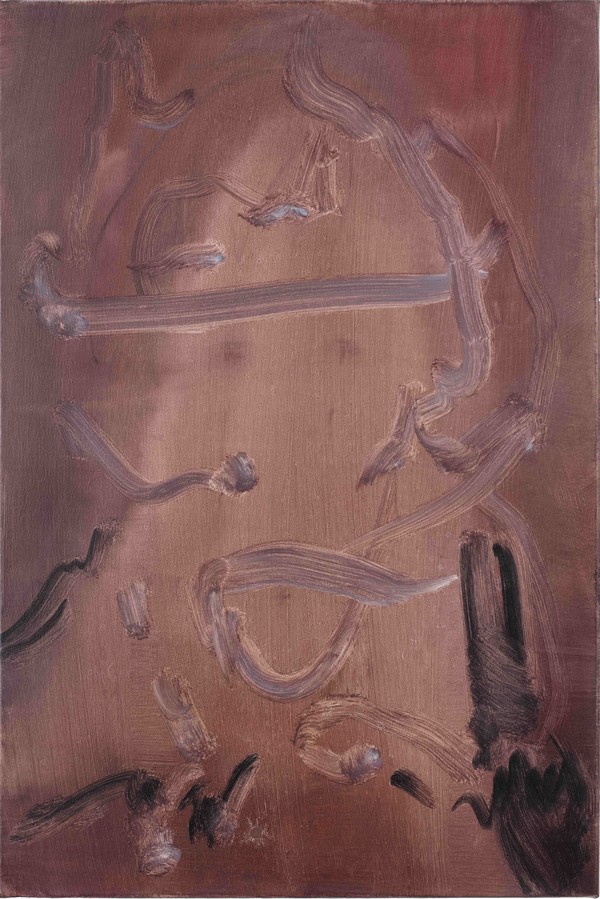 Paula Zariņa-Zemane, Stories in my eyes (5), 50x40cm, oil on canvas, 2024