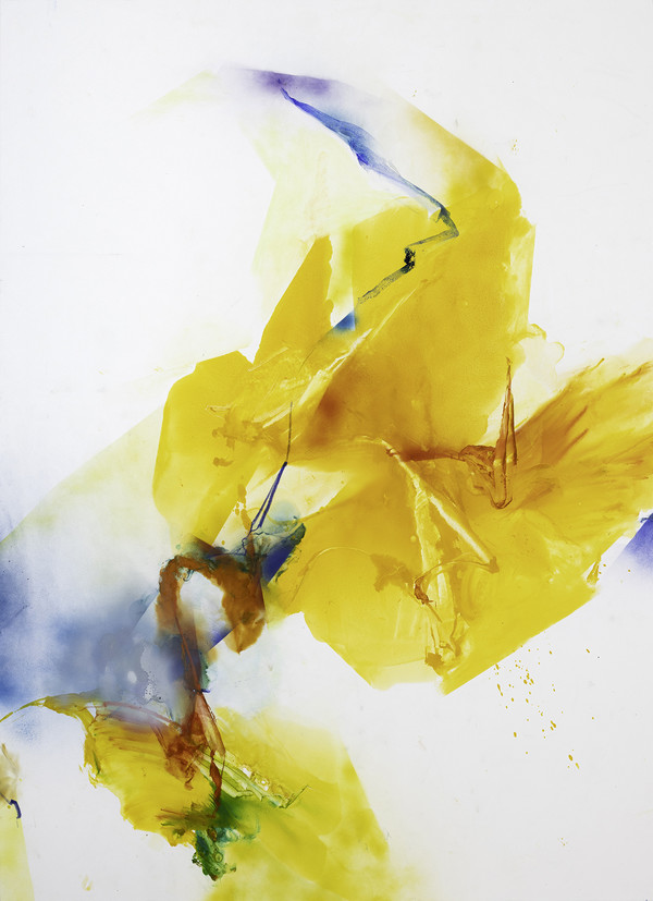 김인중, Untitled, 2015, 캔버스에 혼합매체, 195×260cm