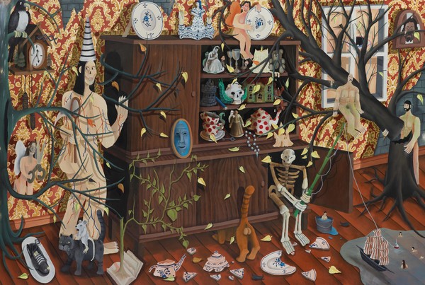 Oper Bomse ,Untitled, 2025, Oil on canvas, 150 x 220 cm