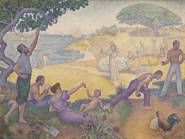 Paul Signac, 1893-95, Au temps d’harmonie, oil on canvas, 310x410cm