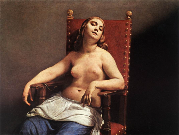 Figure 1. The Death of Cleopatra, Guido Cagnacci 1660 