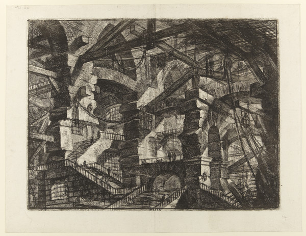 14th plate in the second edition of Le Carceri d_Invenzione_Giovanni Battista Piranesi(1761)