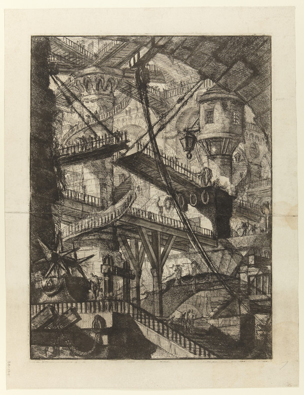 7th plate in the second edition of Le Carceri d_Invenzione_Giovanni Battista Piranesi(1761)