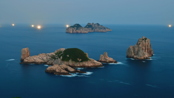 박근세, 백도의 야경, 40mm F22 1/30 ISO160