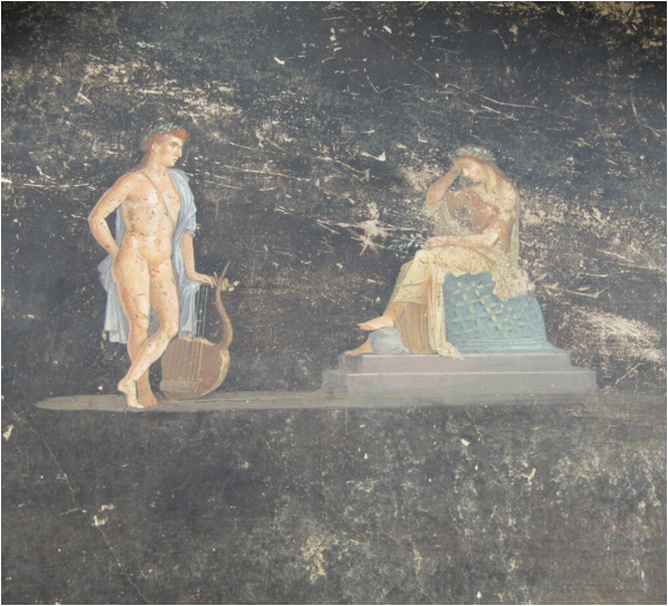 Figura 1: Apollo e Cassandra, Photo: Ministry of Culture - Pompeii Archaeological Park