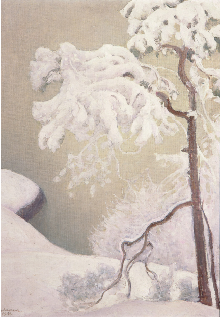 Pekka Halonen, Premières neiges, 1931