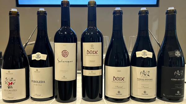 Red wines from Mas Doix winery. Priorat region, Catalonia. Spain. Credits: www.vinodabere.it