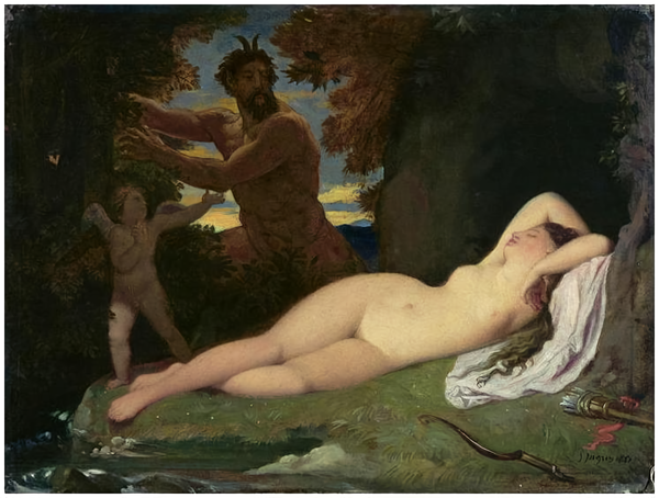 Jean Auguste Dominique, Jupiter et Antiope 1851