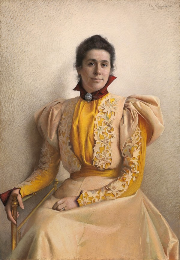 © 2026, Pelham Communications, Asta Nørregaard, Portrait of Marthine Cappelen Hjort, b. Kiær, 1897. Photo: Nasjonalmuseet/Anne Hansteen.