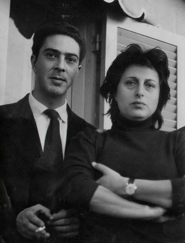 Giorgio Amelio Roccamonte with Anna Magnani